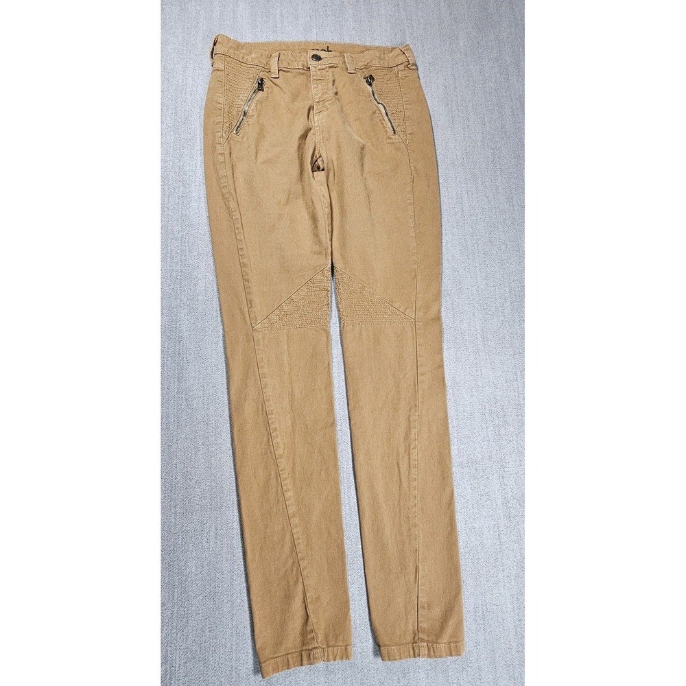 Mob Cargo Pants Women's Size 40‎ Tan Color Zipper Pockets